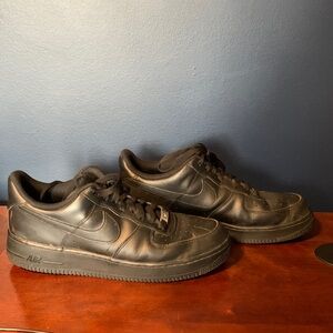 Nike All-Black AF1 Air Sneakers 10.5